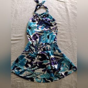 Sportstaff Woman Vintage Dress Open Back Floral Size S